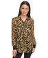 Women's Animal-Print Long-Sleeve Shirt